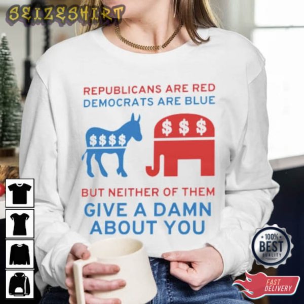 Democrats Vs Republicans Election 2022 T-Shirt