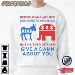 Democrats Vs Republicans Election 2022 T-Shirt