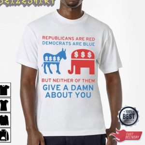 Democrats Vs Republicans Election 2022 T-Shirt