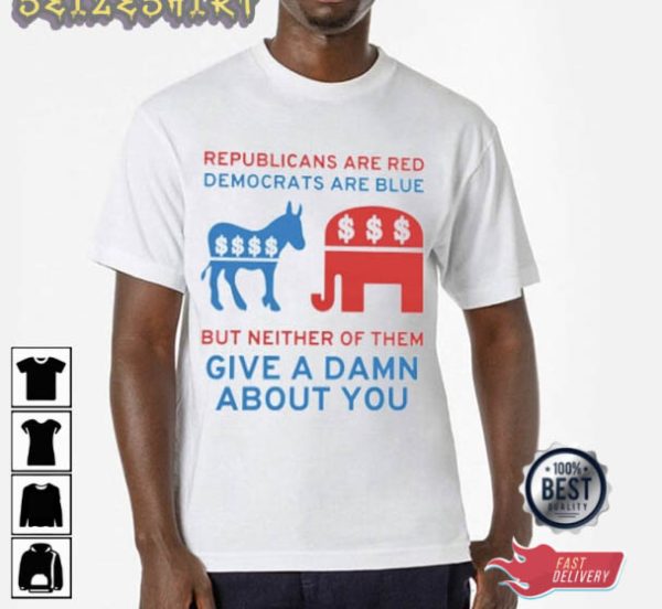 Democrats Vs Republicans Election 2022 T-Shirt