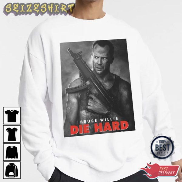 Die Hard Movie Bruce Willies Action Movie T-Shirt