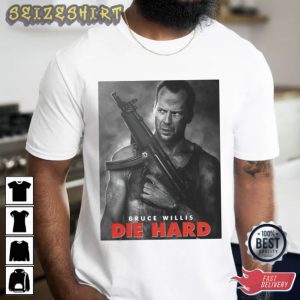 Die Hard Movie Bruce Willies Action Movie T-Shirt