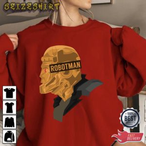 Doom Patrol Art Shirt Robot Man Pop Head