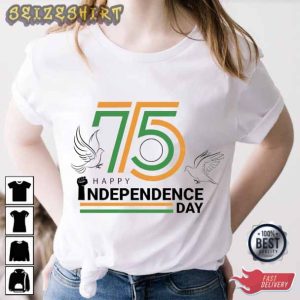 Dove Peace Symbol Independence Day T-Shirt
