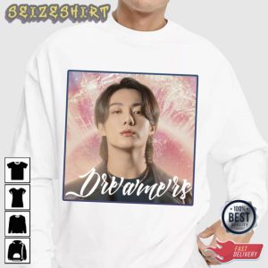 Dreamers Jungkook BTS FIFA Song T-Shirt