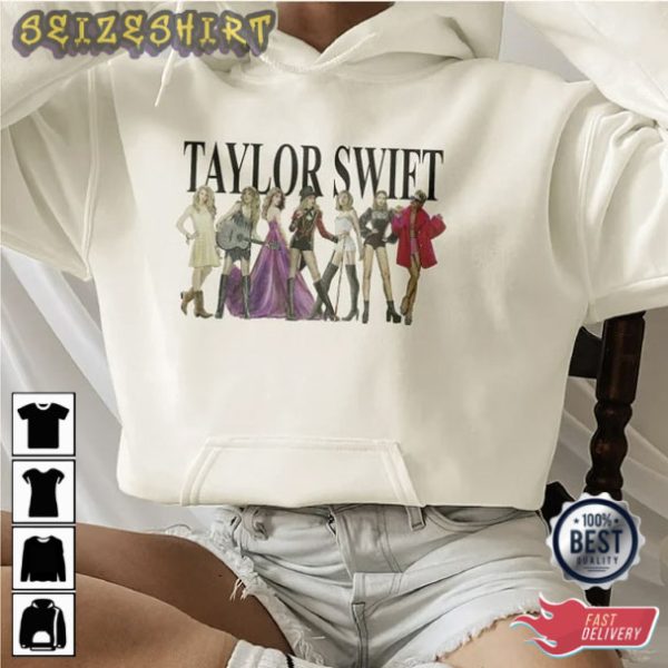 Eras Tour 2 Sides Shirt, Taylor Fan Hoodie 2023 Tour Shirt