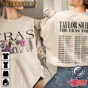 Eras Tour 2 Sides Shirt, Taylor Fan Hoodie 2023 Tour Shirt