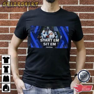 Football Start 'Em & Sit 'Em T-Shirt