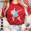 Funny Santa Claus Posing Christmas T-Shirt