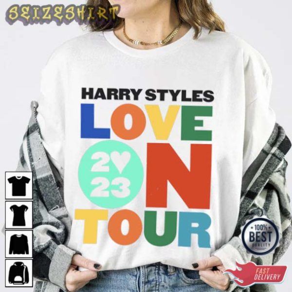 Gift For Fan LOVE ON TOUR Harry Styles T-Shirt