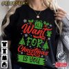 Gift For Husband All I Want for Christmas Is You T-Shirt