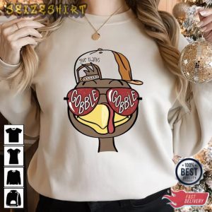 Give Thank Gobble T-Shirt For Thanksgiving