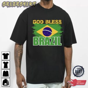 God Bless Brazil Independence Day T-Shirt