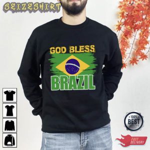 God Bless Brazil Independence Day T-Shirt