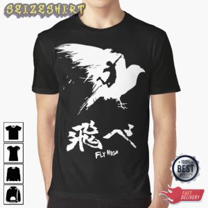 Anime Haikyuu Fly High Volleyball Shirt For Sport Lover