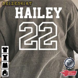 Hailey Number 22 Tigers Volleyball T-Shirt