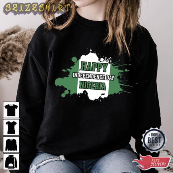 Happy Independence Day Nigeria Holiday T-Shirt