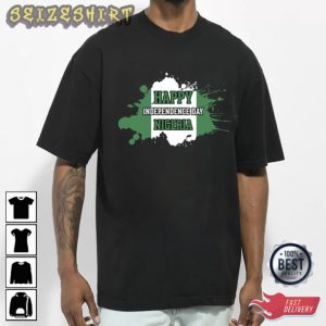 Happy Independence Day Nigeria Holiday T-Shirt