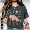 Hiking In Zion Utah At Sunset T-Shirt