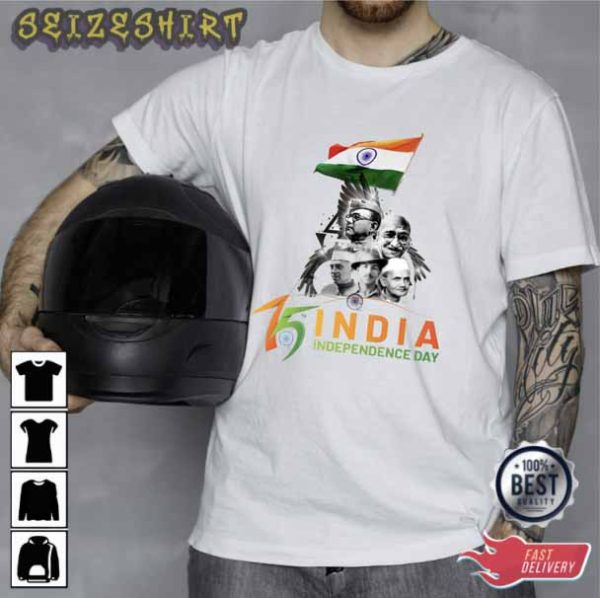 India Independence Day Flag T-Shirt