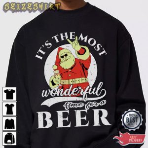It's The Most Wonderful Time For A Beer Christmas T-Shirt