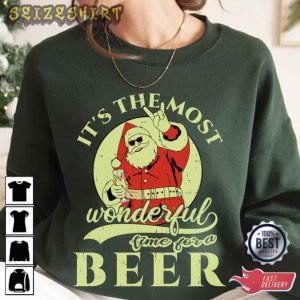 It's The Most Wonderful Time For A Beer Christmas T-Shirt