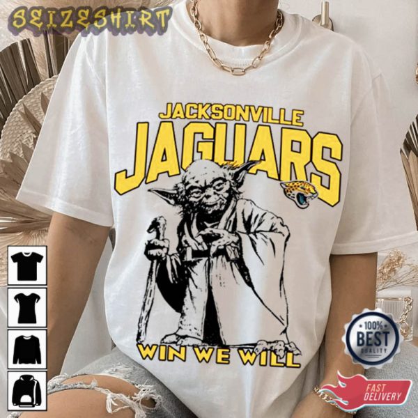 Jacksonville Jaguars Win We Will Football Trendy T-Shirt