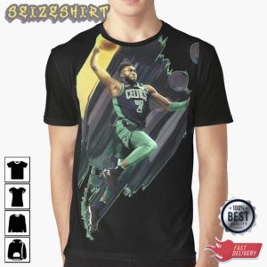 Jaylen Brown Dunk Boston Celtics Graphics Tee