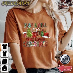 Just A Girl Who Likes Christmas Colorful T-Shirt