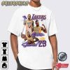 Lebron James 2022 Basketball Lakers T-shirt