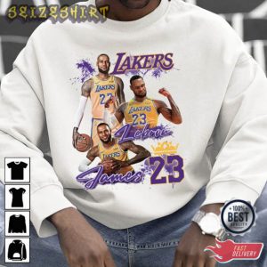 Lebron James 2022 Basketball Lakers T-shirt