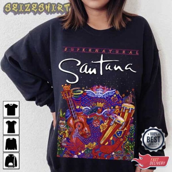 Latin Rock Legends Santana Tour T-Shirt