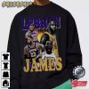 LeBron James Popart Lakers 6 Basketball T-Shirt