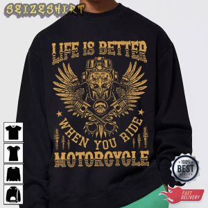 Life Is Better With Racing T-Shirt