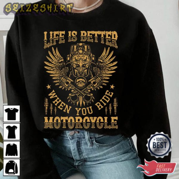 Life Is Better With Racing T-Shirt
