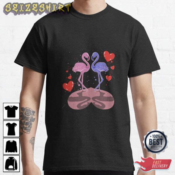 Love Swans Valentine Day T-Shirt