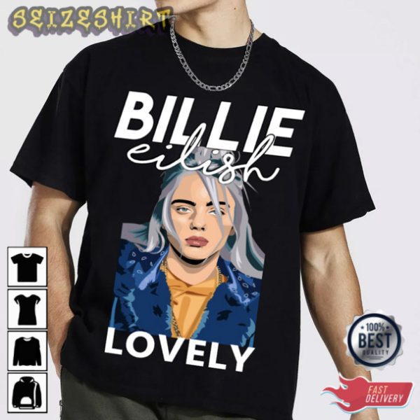 Lovely Billie Eilish Signature Trendy Spotify T-Shirt