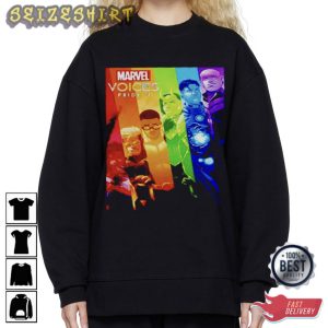 Marvel Multi Color T-Shirt Graphic Tee
