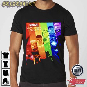 Marvel Multi Color T-Shirt Graphic Tee