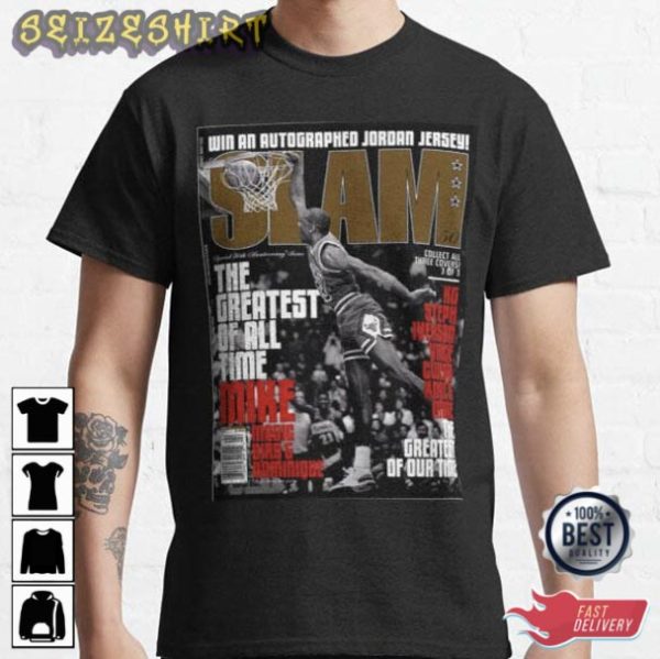 Michael Jordan Dunk Basketball T-Shirt