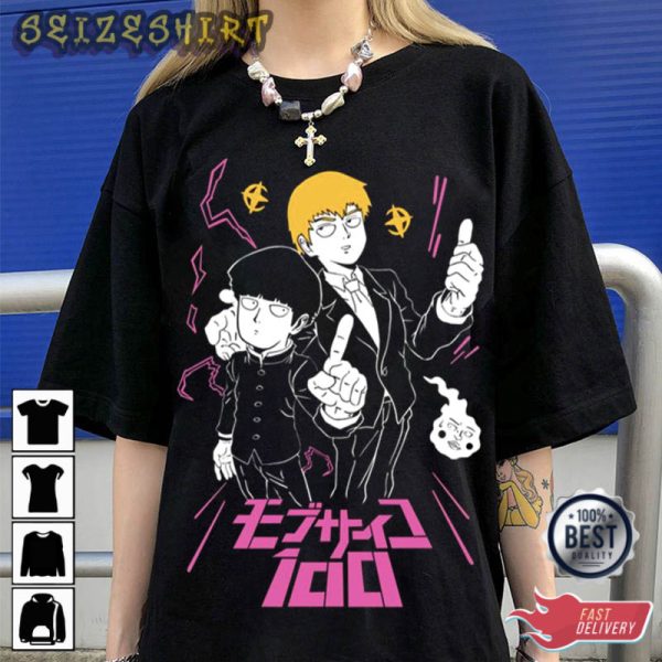 Anime Mob Psycho 100 Anime Lovers Unisex Tee-Shirt