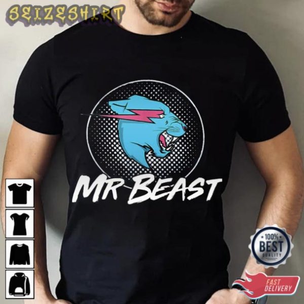 MrBeast Youtuber Star The Youtuber With The Most Subcribers T-Shirt