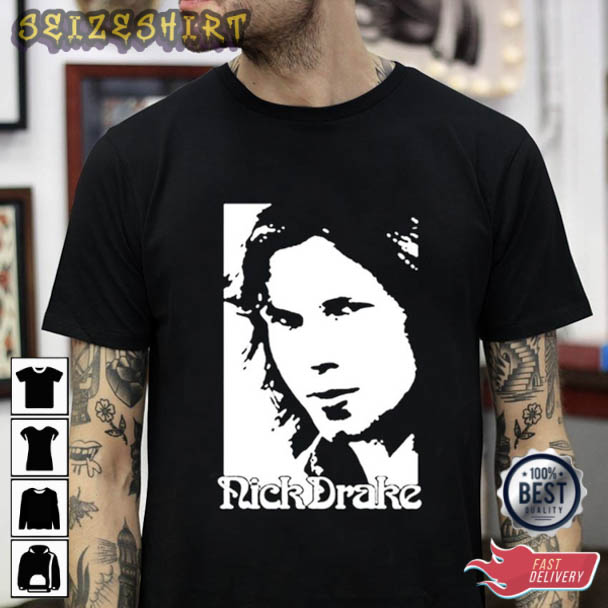 Nick Drake Legend Potrait AMAs T-Shirt -