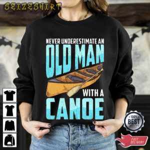 Old Man With A Canoe Hobbie Unique T-Shirt