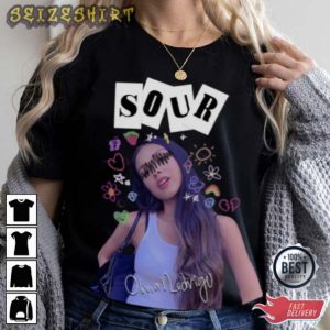 Olivia Rodrigo SOUR Album Gift For Fan T-Shirt