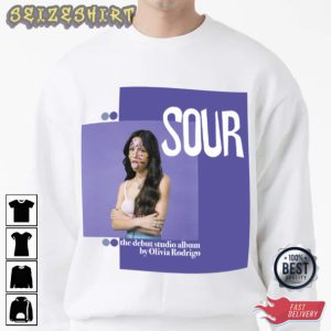 Olivia Rodrigo SOUR Album Poster T-Shirt