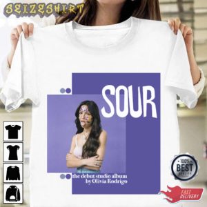 Olivia Rodrigo SOUR Album Poster T-Shirt