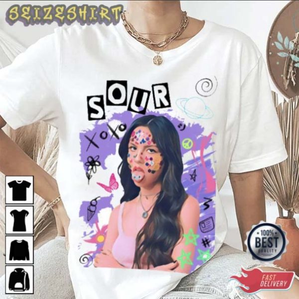 Olivia Rodrigo SOUR Album T-Shirt