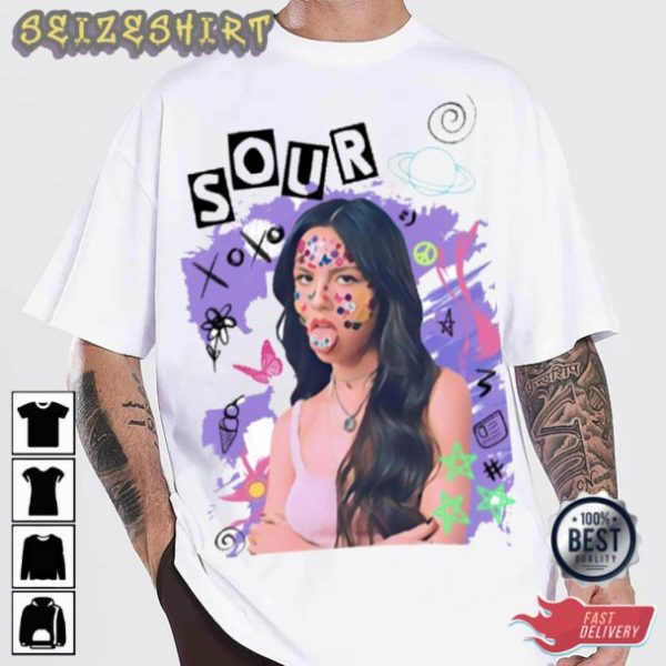 Olivia Rodrigo SOUR Album T-Shirt