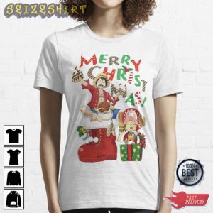 One Piece Merry Christmas Happy TShirt